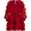Rosie Mini Dress, Berry - Dresses - 1 - thumbnail