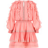 Rosie Mini Dress, Peach - Dresses - 1 - thumbnail