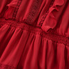 Rosie Mini Dress, Berry - Dresses - 4