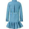 Maggie Denim Mini Dress, Denim Blue - Dresses - 2