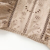 Ottilie Embroidered Top, Taupe - Blouses - 5