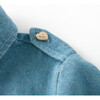 Maggie Denim Mini Dress, Denim Blue - Dresses - 4