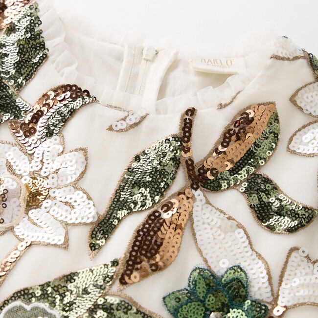 Maddie Sequin Mini Dress, Floral - Dresses - 3