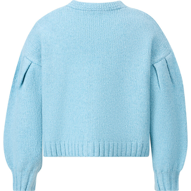 Lydia Knit Cardigan, Blue - Coats - 2