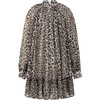 Glamour Mini Dress, Leopard - Dresses - 1 - thumbnail