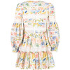 Lina Embroidered Mini Dress, Floral - Dresses - 2