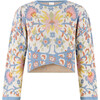 Elora Knit Top, Floral - Blouses - 1 - thumbnail