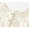 Dorothy Embroidered Mini Dress, Crème/Gold - Dresses - 3