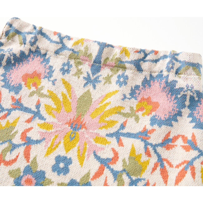 Elora Knit Mini Skirt, Floral - Skirts - 3