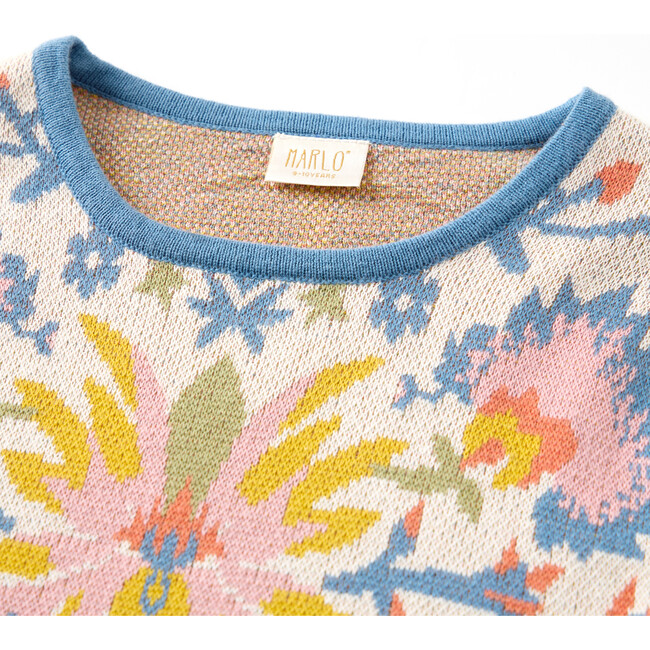 Elora Knit Top, Floral - Blouses - 3