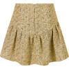 Celina Tweed Mini Skirt, Gold - Skirts - 2