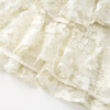 Dorothy Embroidered Mini Dress, Crème/Gold - Dresses - 7