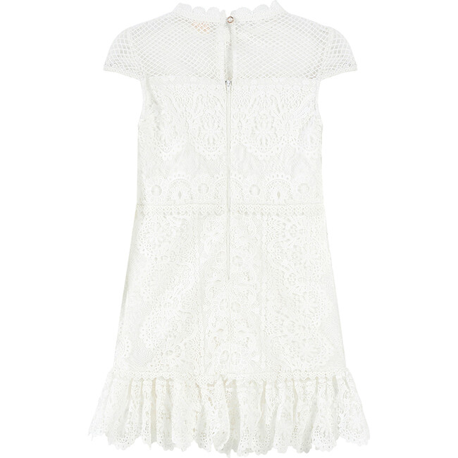 Annalisa Lace Mini Dress, Ivory - Dresses - 2