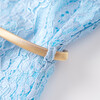 Dolly Embroidered Mini Dress, Blue - Dresses - 6