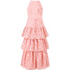 Ava Embroidered Maxi Dress, Peach - Dresses - 2