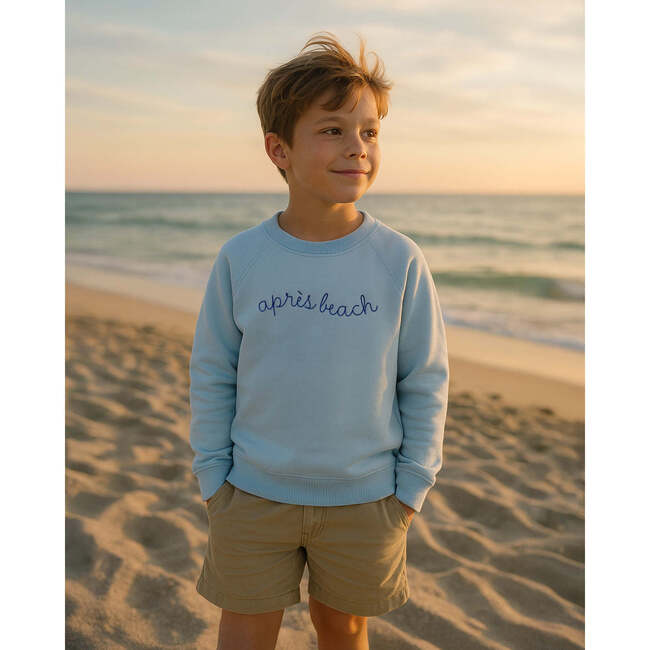 The Organic Pullover Sweatshirt, Ice Water Apres Beach