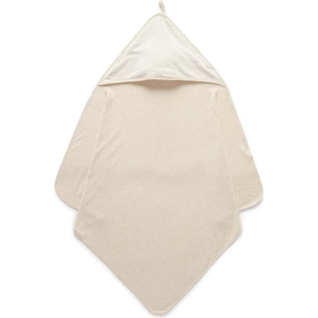 Essential Bear Hooded Towel, Wheat Melange