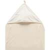 Essential Bear Hooded Towel, Wheat Melange - Bath Towels - 2
