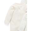 4 Pack Zip Growsuit Vanilla Bear Pack - Footie Pajamas - 3