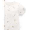 2 Pack Short Zip Growsuit Vanilla Wattle Bee Pack - Rompers - 3