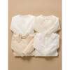 4 Pack Zip Growsuit Vanilla Bear Pack - Footie Pajamas - 5