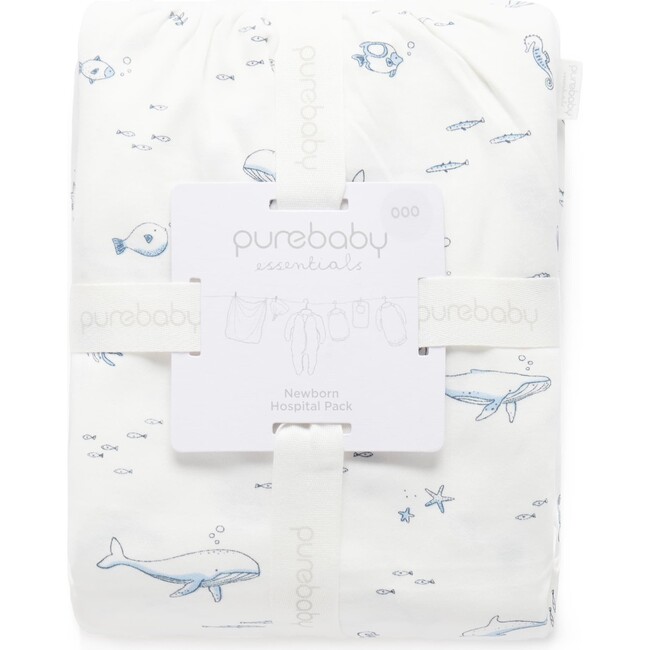 Newborn Hospital Pack Vanilla Nautical Pack - Mixed Apparel Set - 5