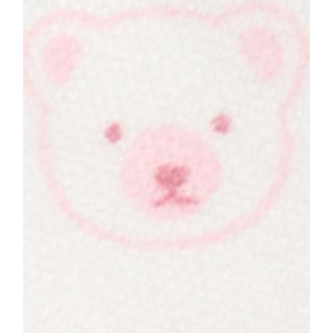 2 Pack Zip Growsuit Pale Pink Bear Pack - Footie Pajamas - 4