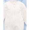 4 Pack Zip Growsuit Pale Blue Bear Pack - Footie Pajamas - 2