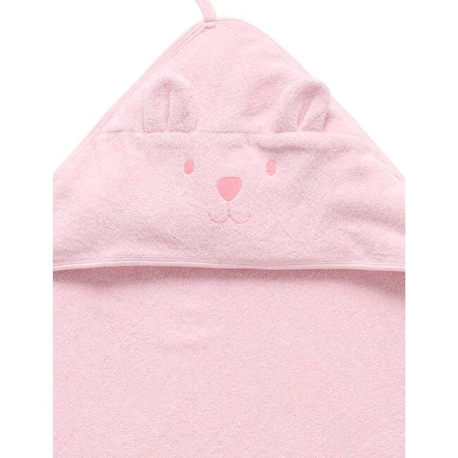 Essential Bear Towel, Pale Pink Melange - Bath Towels - 2