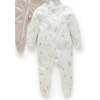 2 Pack Zip Growsuit Vanilla Wattle Bee Pack - Rompers - 2