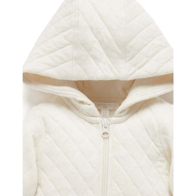 Quilted Growsuit Wheat melange - Rompers - 3
