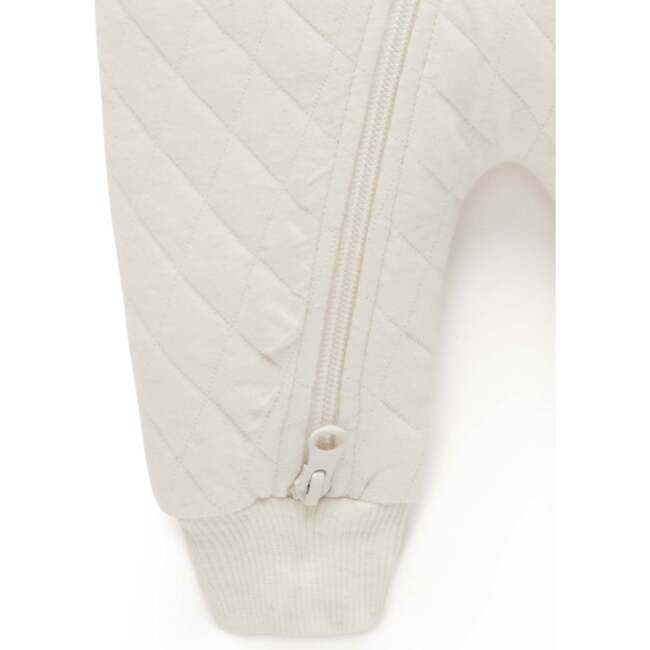 Quilted Growsuit Wheat melange - Rompers - 4
