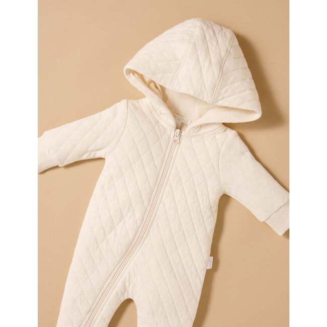 Quilted Growsuit Wheat melange - Rompers - 5