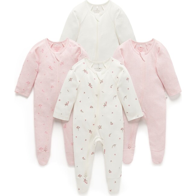 4 Pack Zip Growsuit Vanilla Blossom Pack