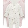 4 Pack Zip Growsuit Vanilla Blossom Pack - Rompers - 3