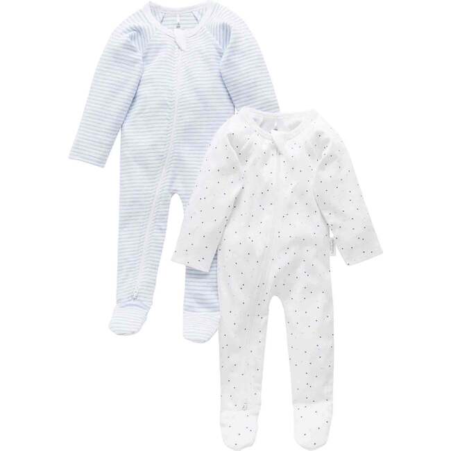 2 Pack Zip Growsuit Pale Blue Pack