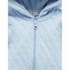 Quilted Growsuit Soft Blue Melange - Rompers - 2