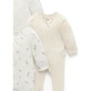 4 Pack Zip Growsuit Vanilla Wattle Bee Pack - Rompers - 4