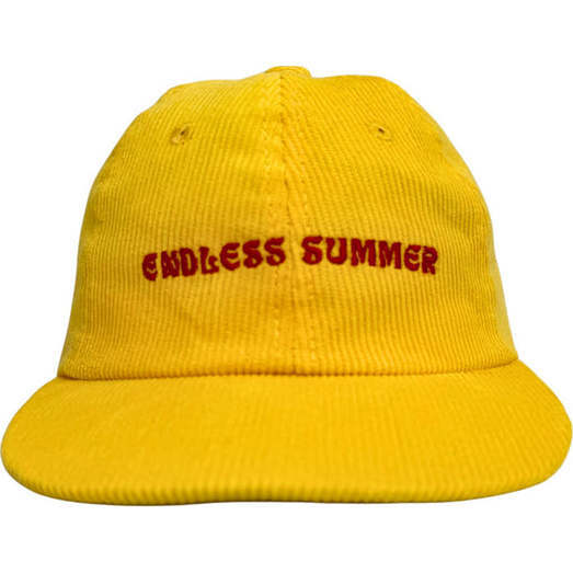 Toddler Corduroy Snapback Hat, Yellow