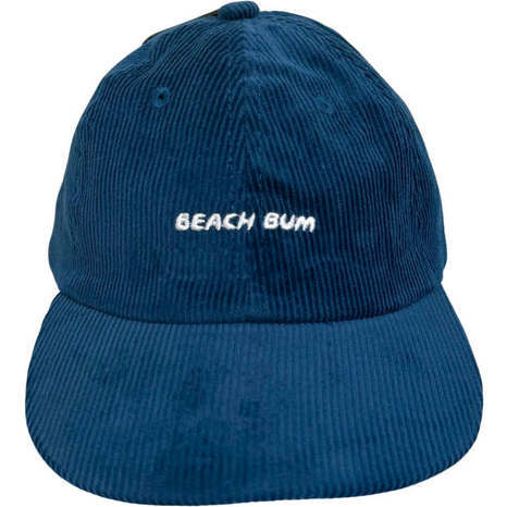Toddler Corduroy Snapback Hat, Navy - Hats - 3