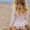 Reese Rashguard Ruffle Set, Cherry - Two Pieces - 3