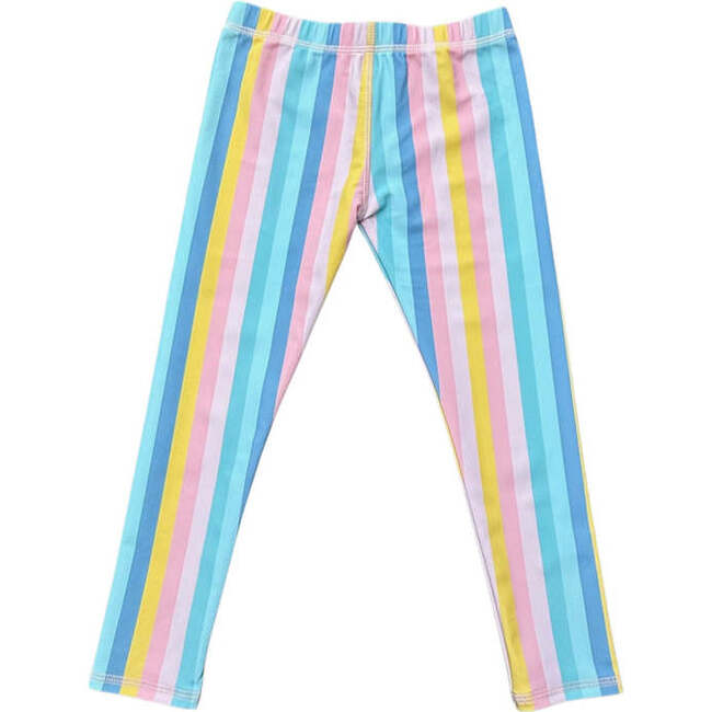 Logan Girls Swim Pant, Sunset Stripe