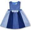 Corduroy Jumper With Flowers - Rompers - 1 - thumbnail
