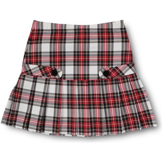 Plaid Pleated Skirt