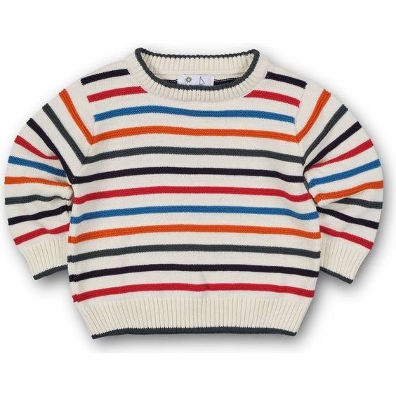 Sweater With Raised Stripes