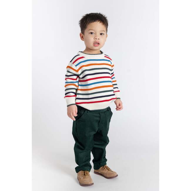 Sweater With Raised Stripes - Sweaters - 2
