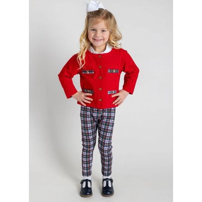 Red French Terry Jacket - Jackets - 2