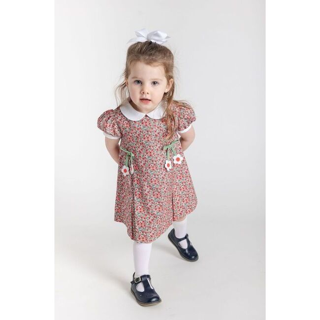 Floral Dress With Flowers - Dresses - 2