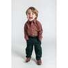 Green Corduroy Fake Fly Pants - Pants - 2