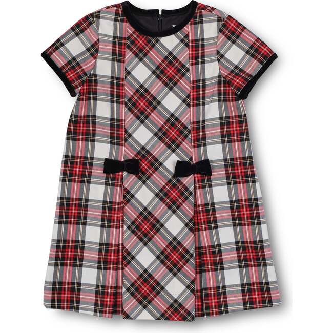 Tartan Plaid Dress With Bows
